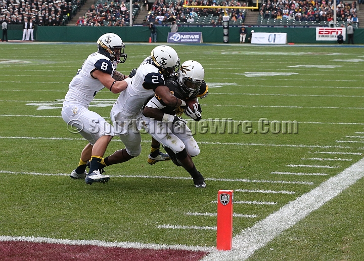 122912 Kraft SA-032.JPG - Dec 29, 2012; San Francisco, CA, USA; Arizona State Sun Devils running back Marion Grice completes a run against the Navy Midshipmen in the 2012 Kraft Fighting Hunger Bowl at AT&T Park.